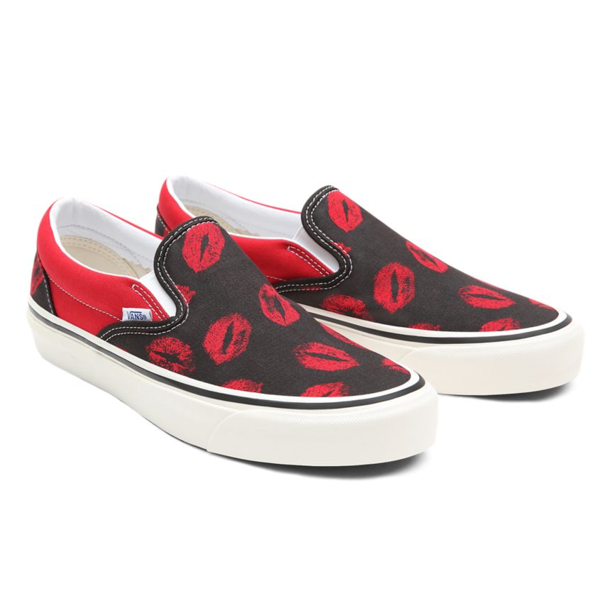 Black Vans Anaheim Factory Classic Slip-On 98 DX Shoes | VN107X1KK01