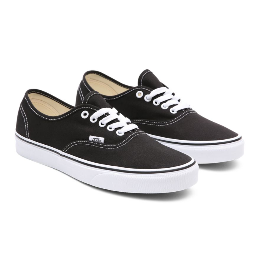 Black Vans Authentic Shoes | VN080F8WE77