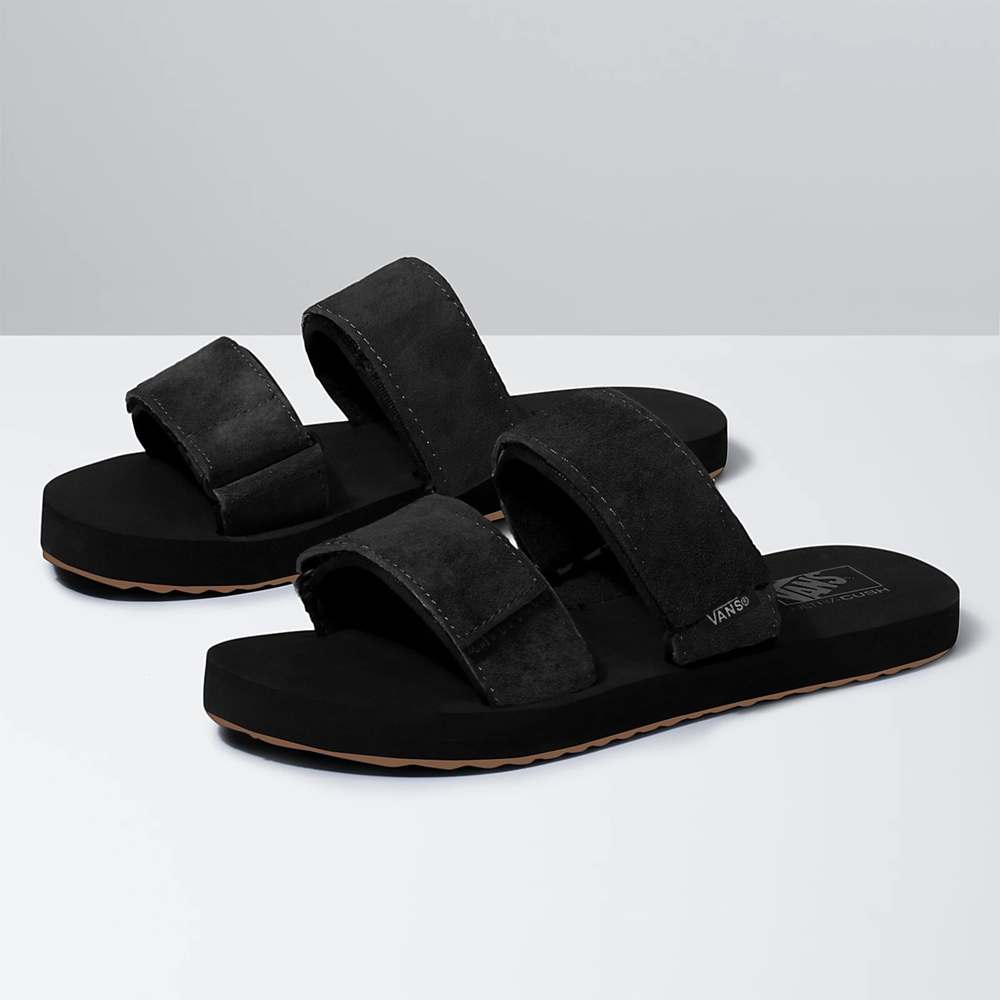 Black Vans Cayucas Slide | VN180I2LI42