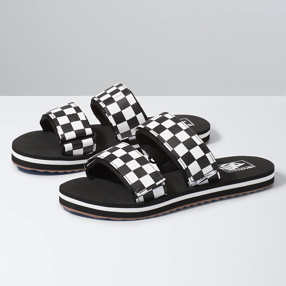 Black Vans Cayucas Slide | VN608B9GL61