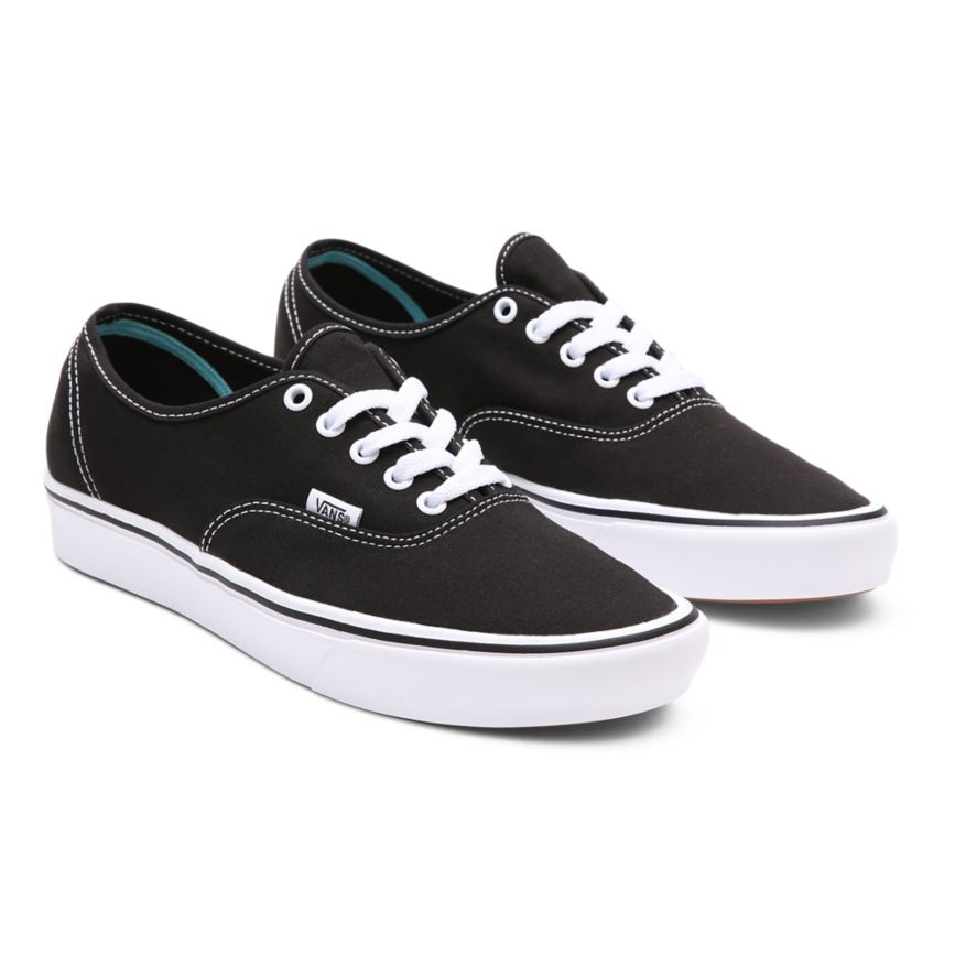 Black Vans Classic ComfyCush Authentic Shoes | VN458L4KI62