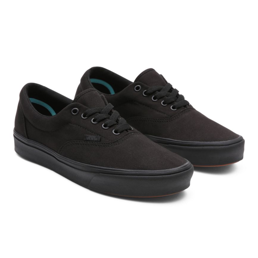 Black Vans Classic ComfyCush Era Shoes | VN600Q2GA86