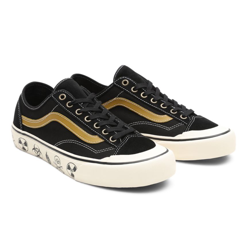 Black Vans Dark Aloha Style 36 Decon SF Shoes | VN655O0SY58