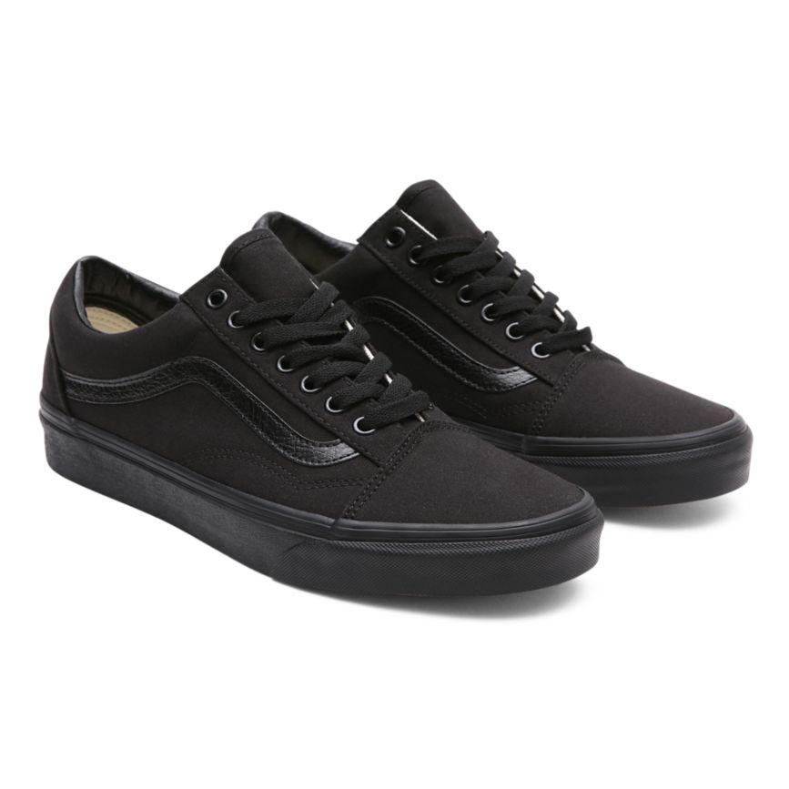 Black Vans Old Skool Shoes | VN429I2LM14