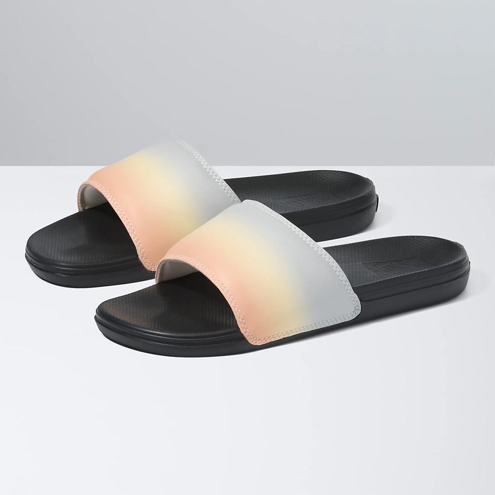 Black Vans Ombre Sunrise La Costa Slide-On | VN725D2YQ69