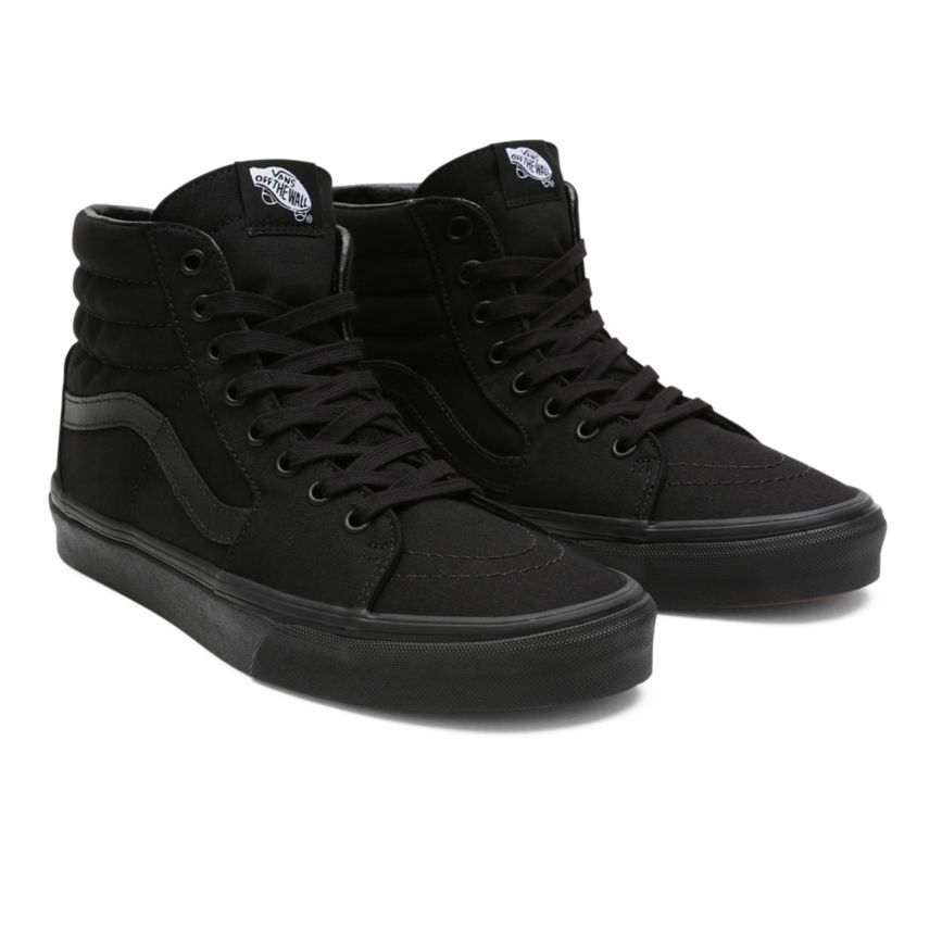 Black Vans Sk8-Hi Shoes | VN103C3ZT31