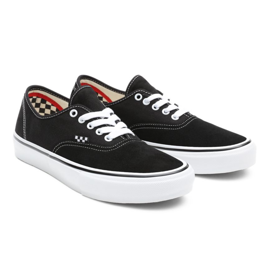 Black Vans Skate Authentic Shoes | VN372C8JK85