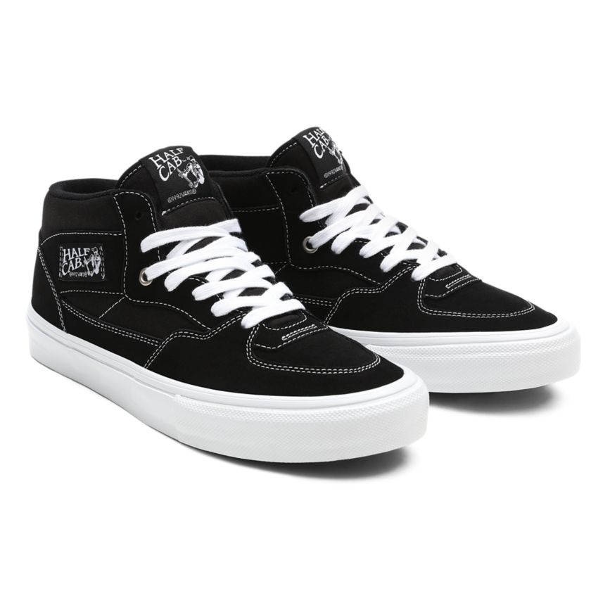 Black Vans Skate Half Cab Shoes | VN164G1JA33