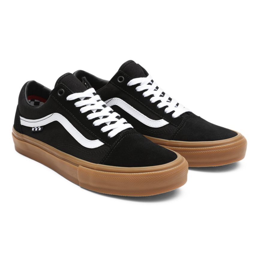 Black Vans Skate Old Skool Shoes | VN170P7DQ93
