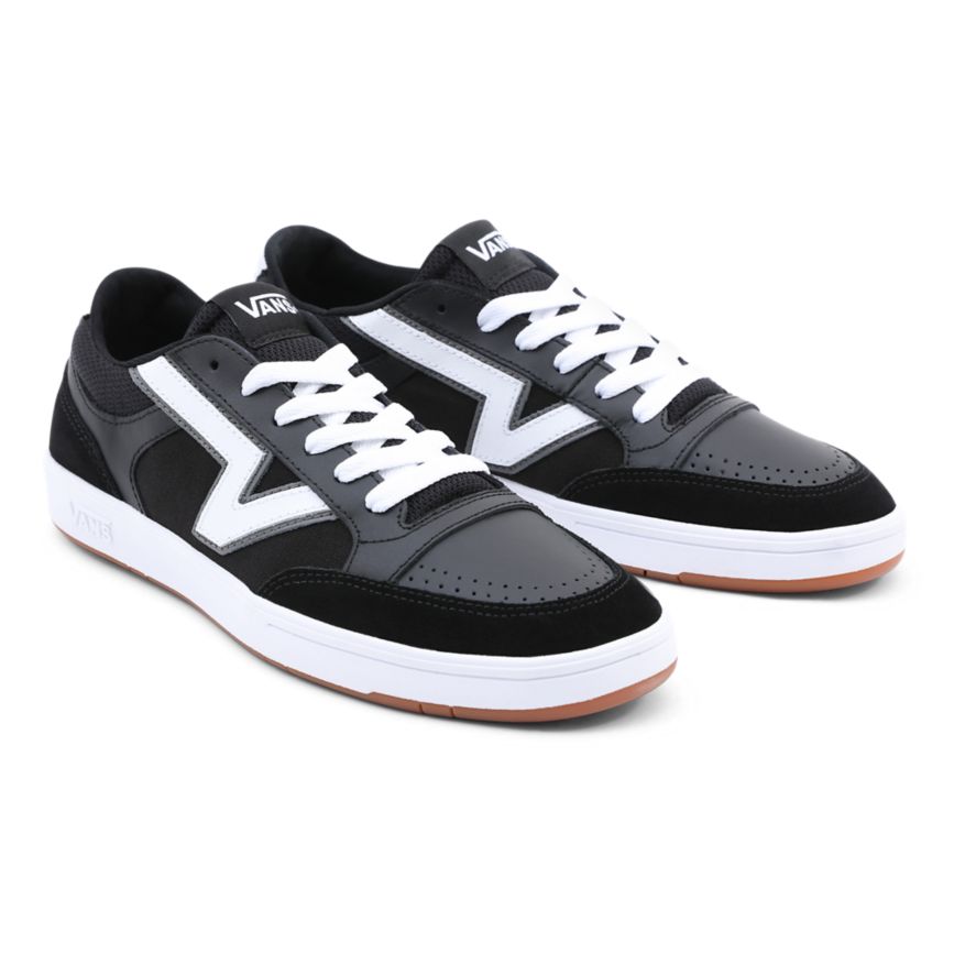 Black Vans Staple Lowland ComfyCush Shoes | VN559H6HV16