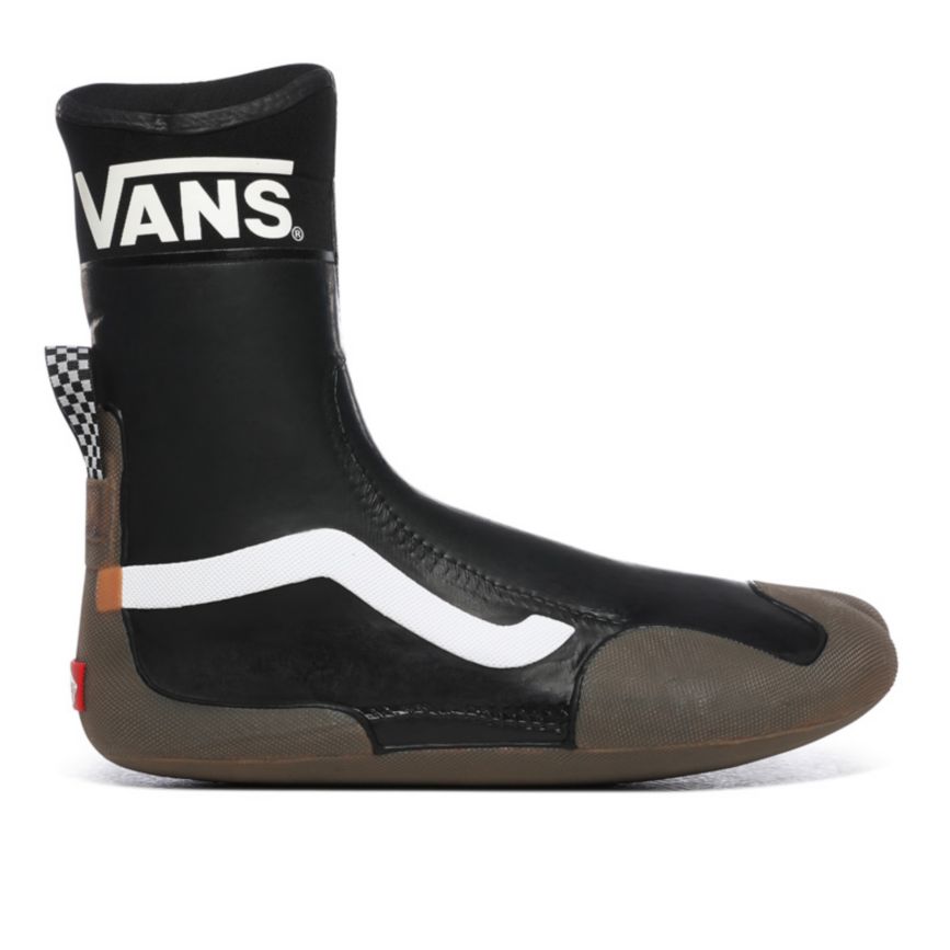 Black Vans Surf Boot 2 Hi Shoes | VN220F7CD38