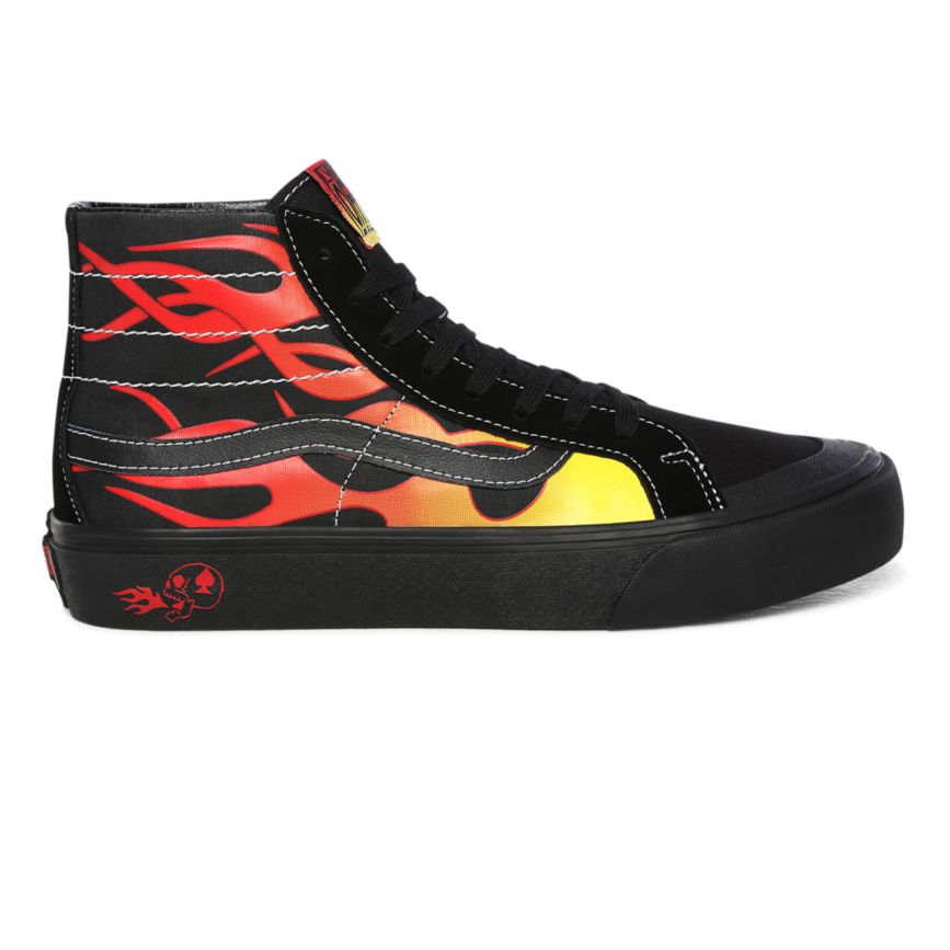 Black Vans X Drag SK8-Hi 138 Decon SF Shoes | VN669I9MQ27