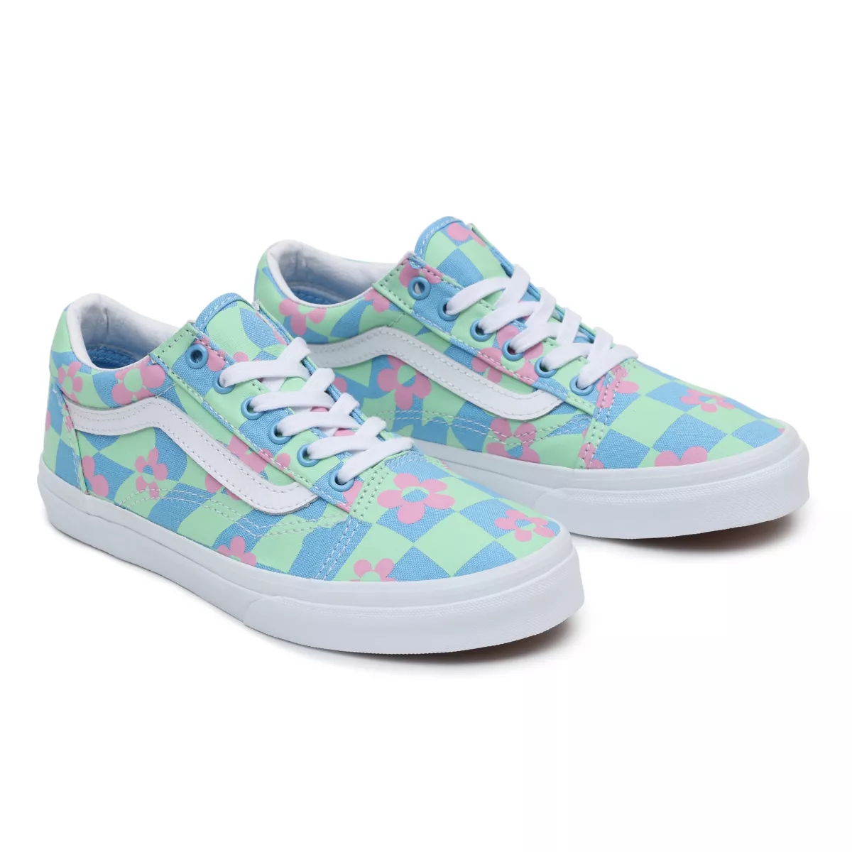 Blue Vans Old Skool Shoes | VN901T7XU26