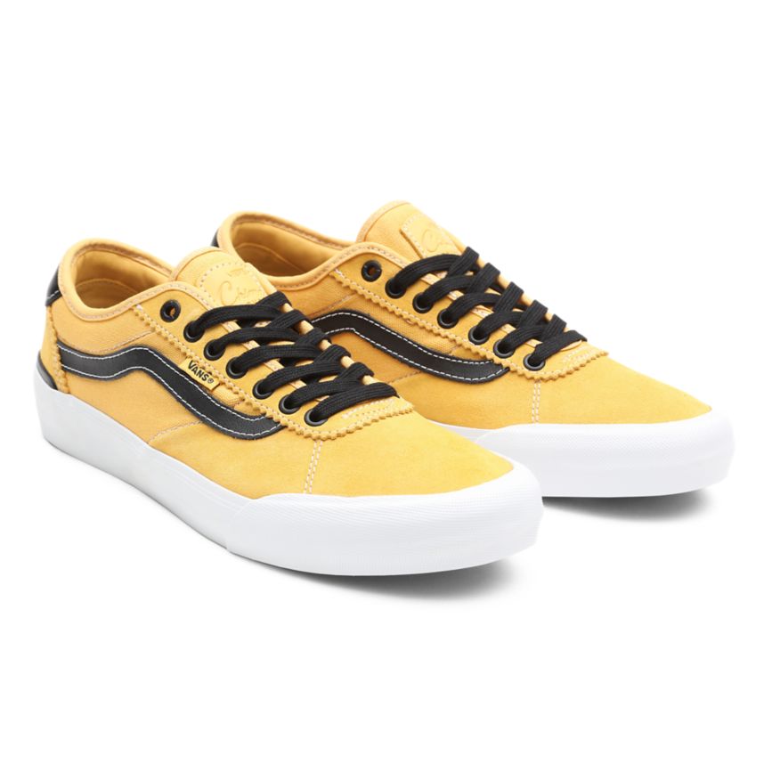 Gold Vans Chima Pro 2 Shoes | VN723T4DM11