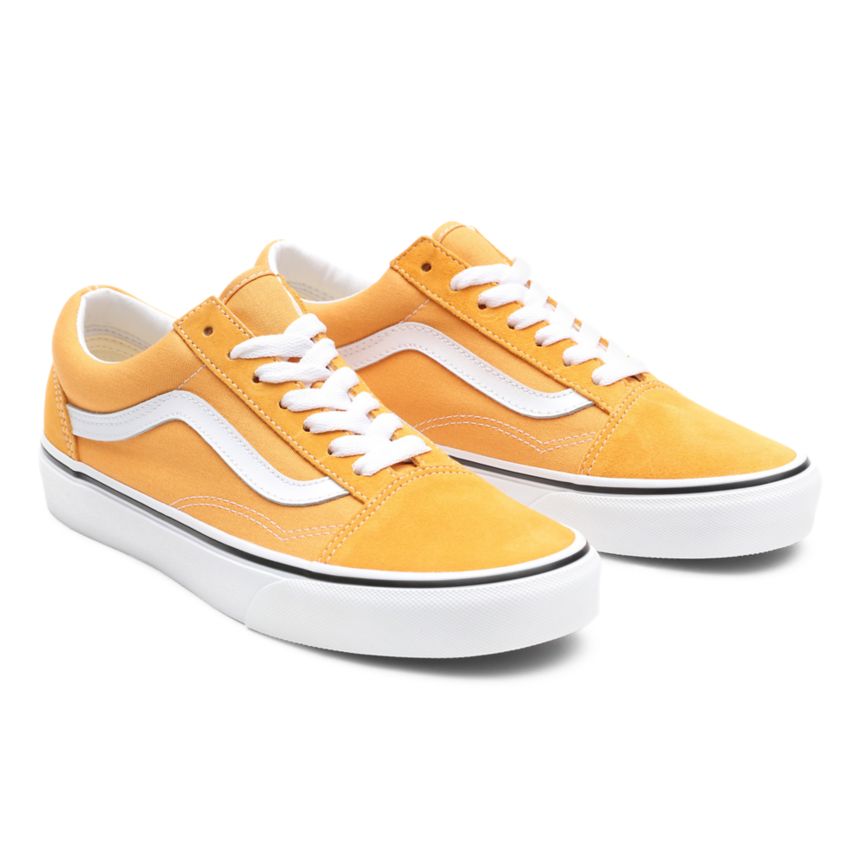 Gold Vans Old Skool Shoes | VN014B6VA89