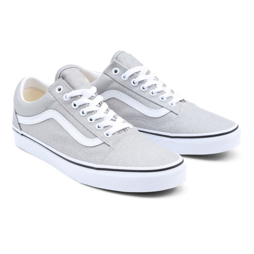 Grey Vans Old Skool Shoes | VN069O7HZ91