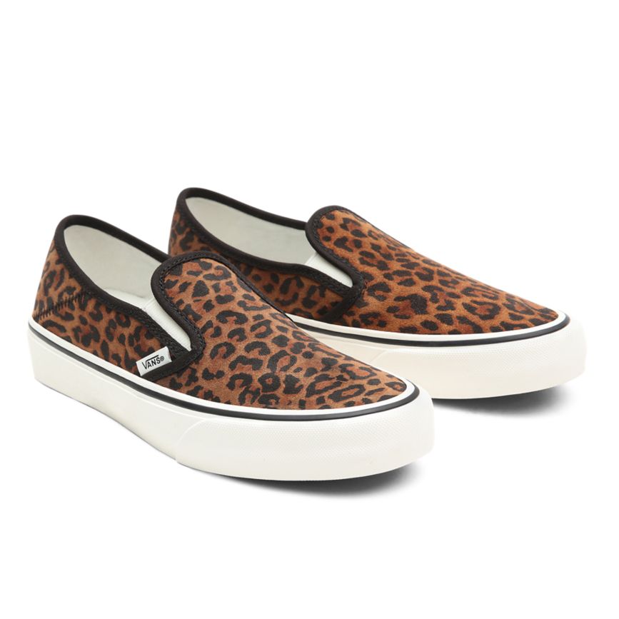 Leopard Vans Suede Leopard Slip-On SF Shoes | VN444A2EA62