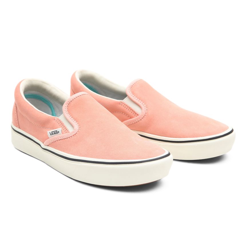 Light Orange Vans Colour Pack ComfyCush Slip-On Shoes | VN865T3VL46