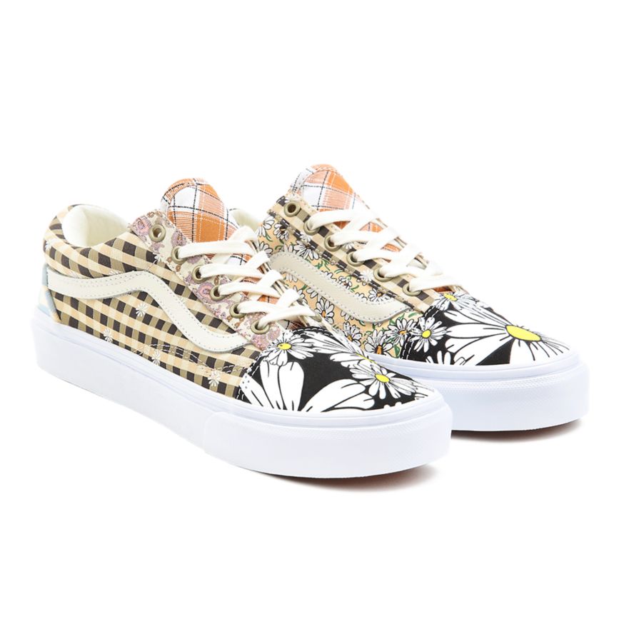 Multicolor Vans Meadow Patchwork Old Skool Shoes | VN315P9GS92