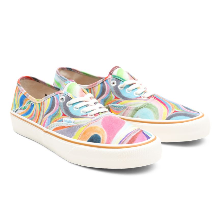 Multicolor Vans X Chris Johanson Authentic SF Shoes | VN303P3DD13