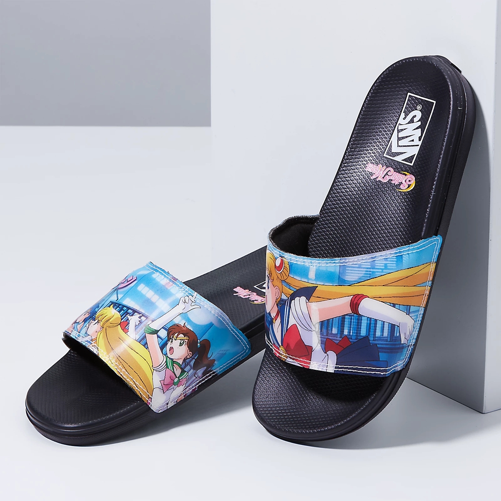 Multicolor Vans X Pretty Guardian Sailor Moon La Costa Slide-On | VN743D7HJ91