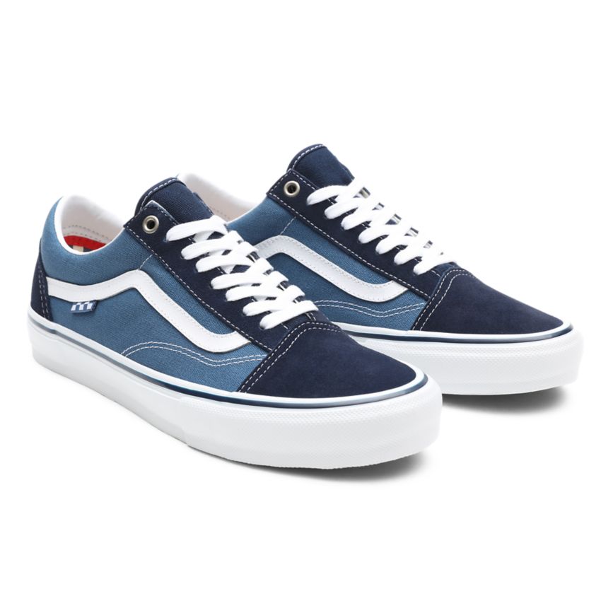 Navy Vans Skate Old Skool Shoes | VN500L4HE64