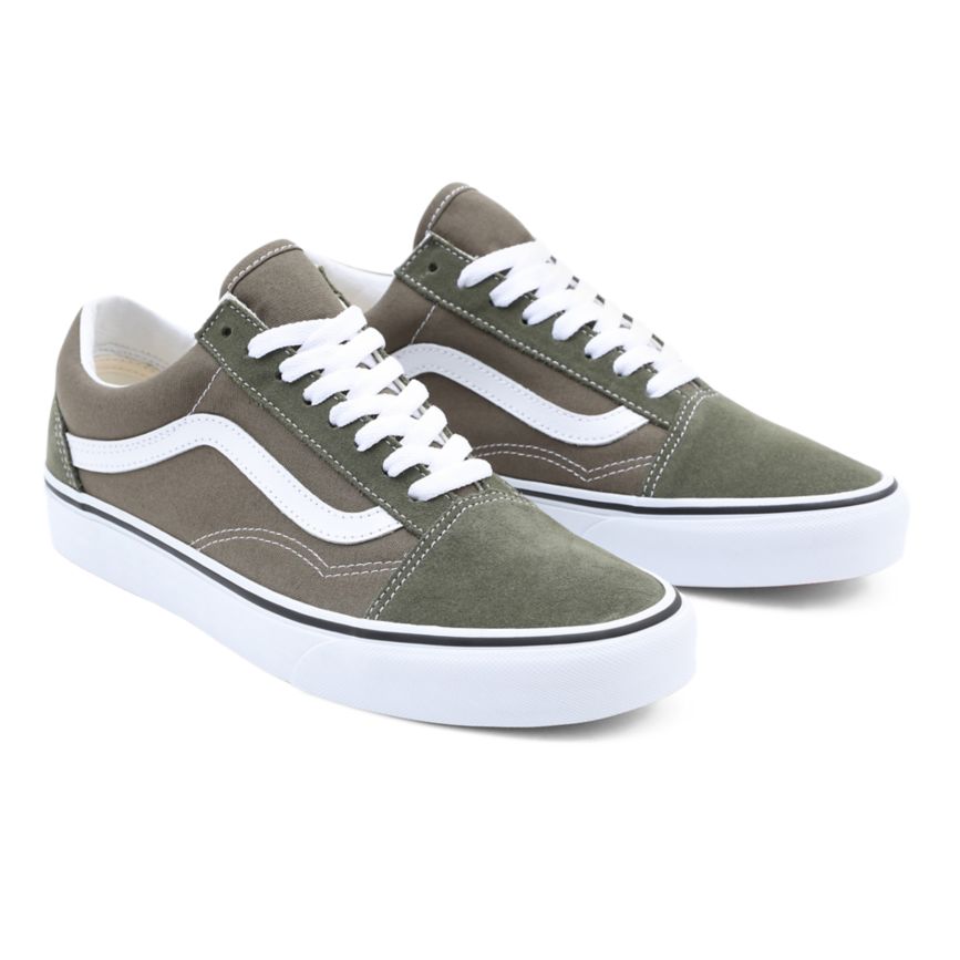 Olive Vans Old Skool Shoes | VN527G3VN57