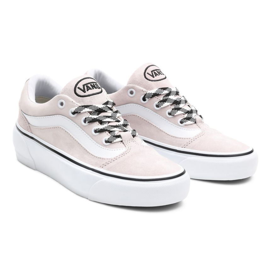 Pink Vans Suede Shape NI Shoes | VN426I4IA41