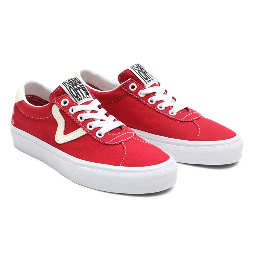 Red Vans Sport Shoes | VN059M1SR02