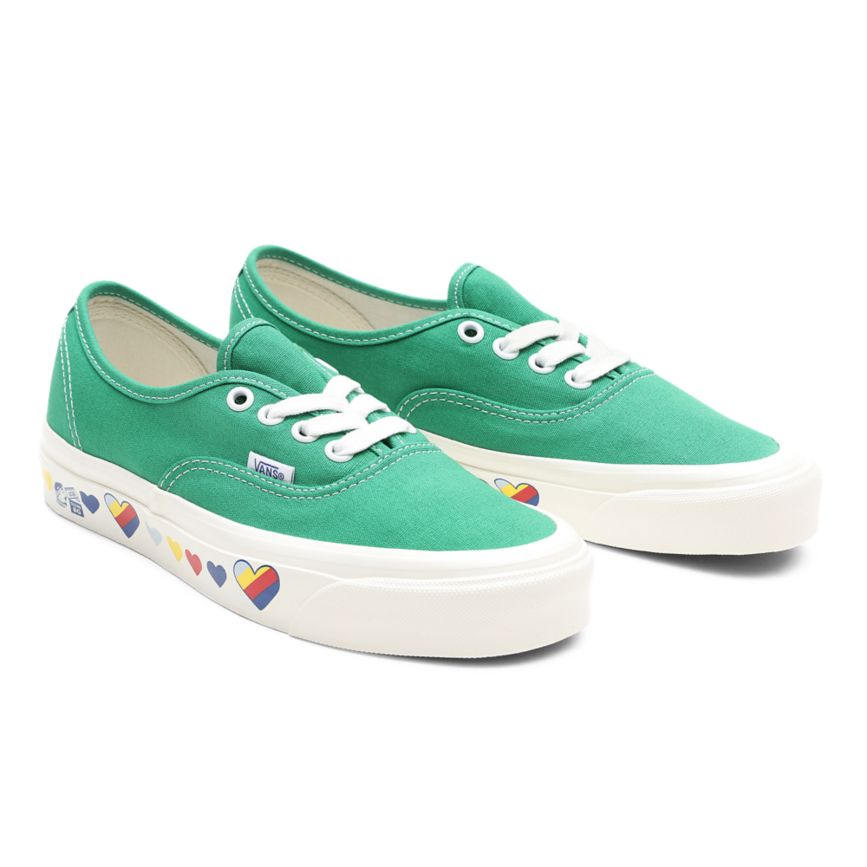 Turquoise Vans Anaheim Factory Authentic 44 DX Shoes | VN927S0BJ94