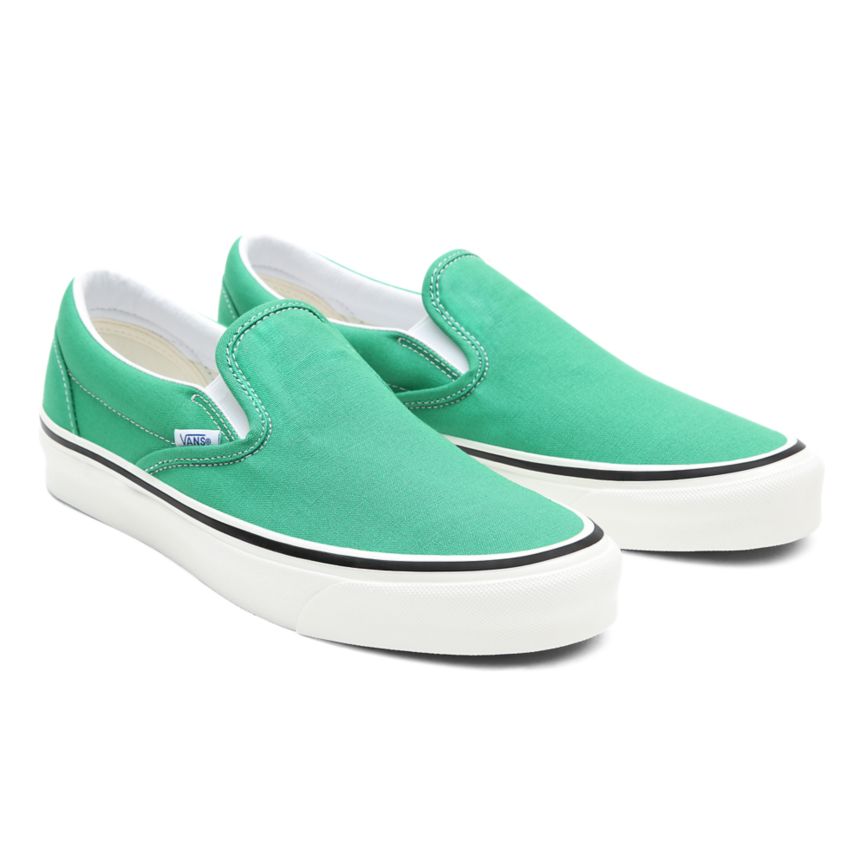 Turquoise Vans Anaheim Factory Classic Slip-On 98 DX Shoes | VN129D6FJ03