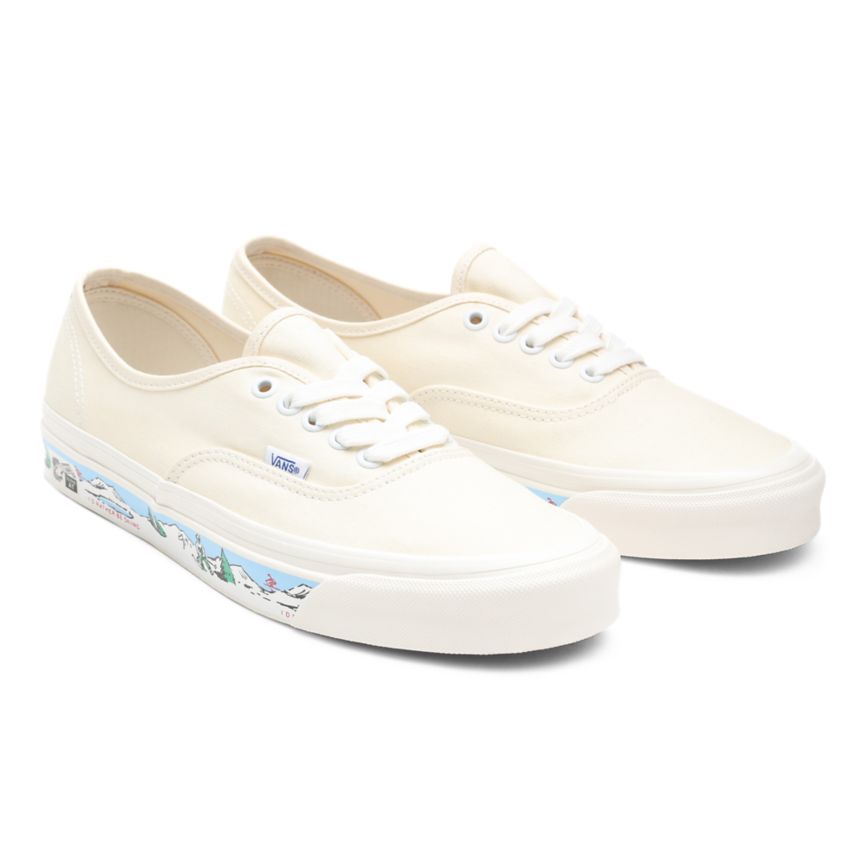 White Vans Anaheim Factory Authentic 44 DX Shoes | VN728O9XU87