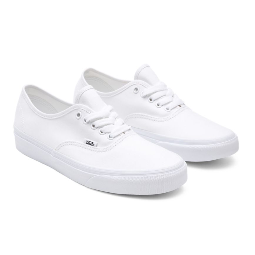 White Vans Authentic Shoes | VN038E7QC01