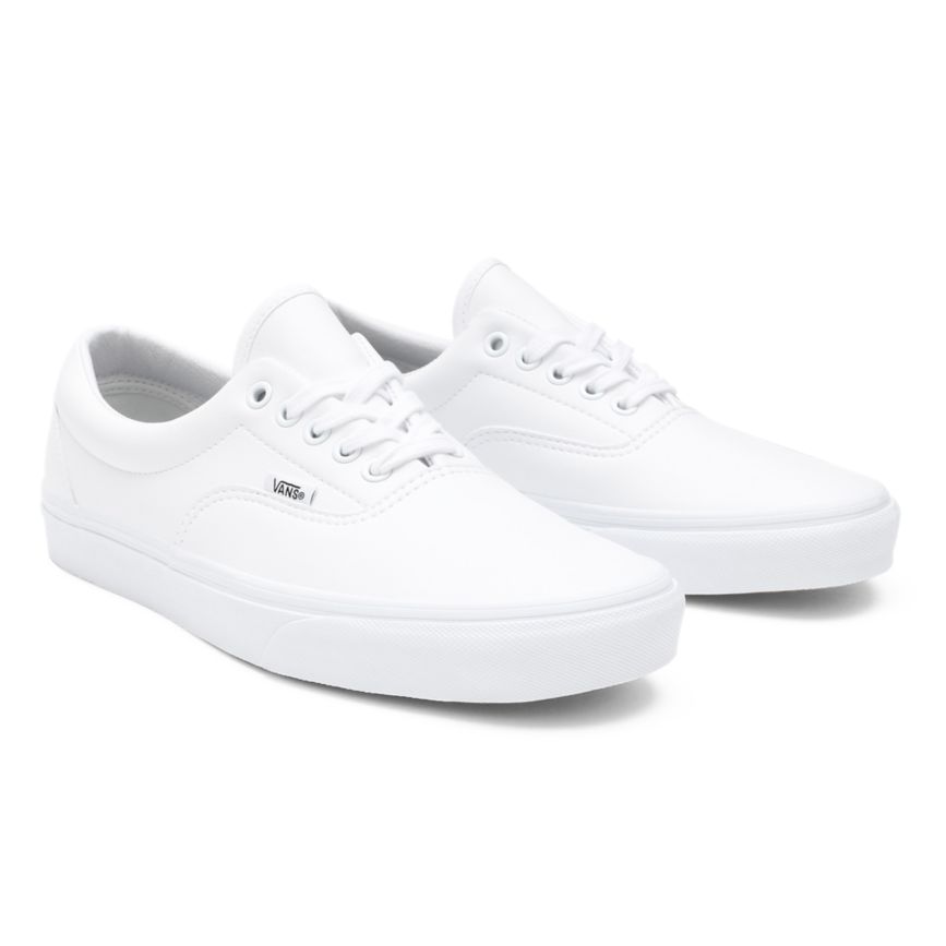White Vans Classic Tumble Era Shoes | VN642D2ZU17
