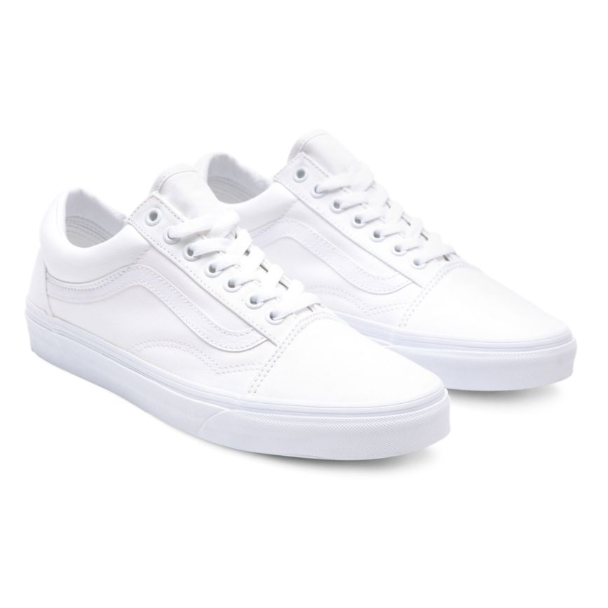 White Vans Old Skool Shoes | VN546U0JY06