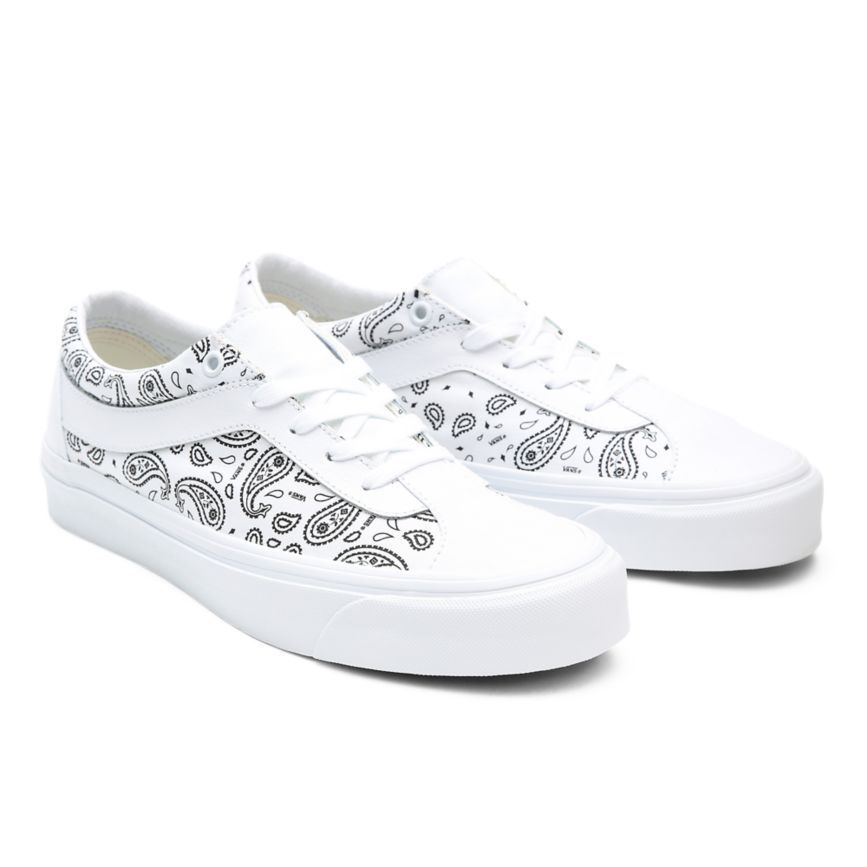 White Vans Paisley Bold NI Shoes | VN722Z9FB33