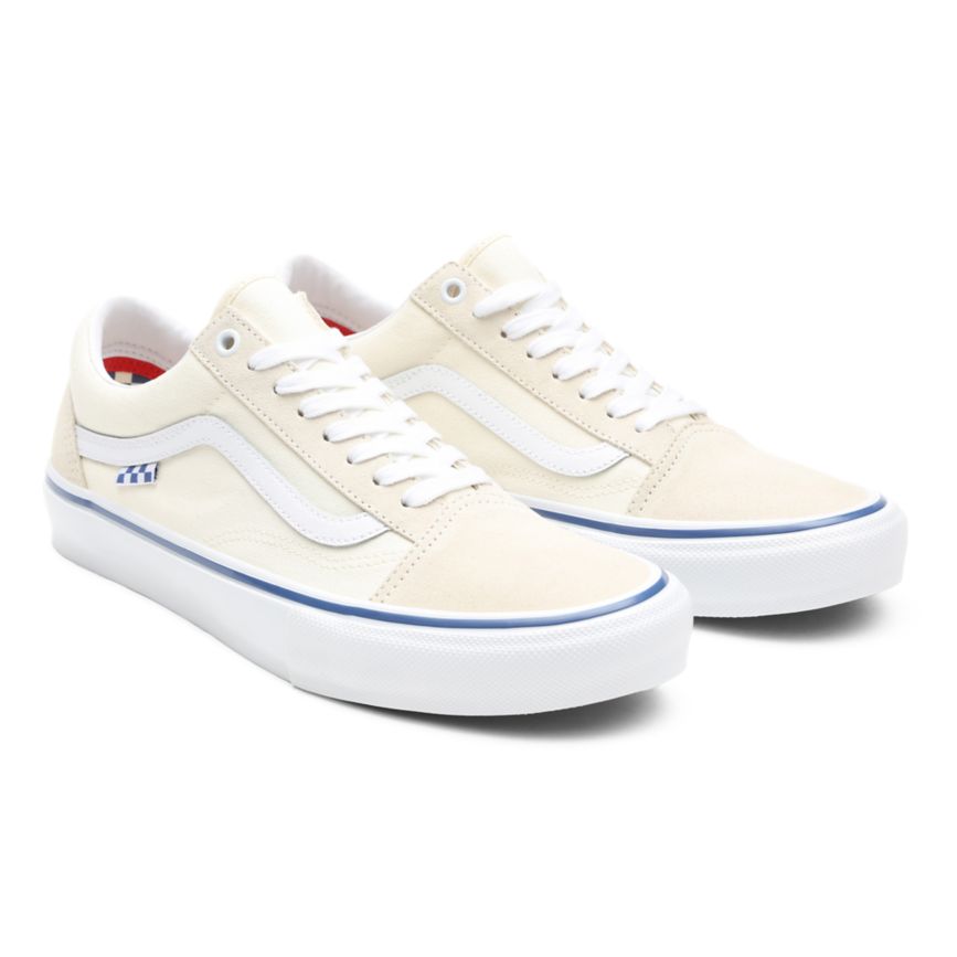 White Vans Skate Old Skool Shoes | VN446H9SL75