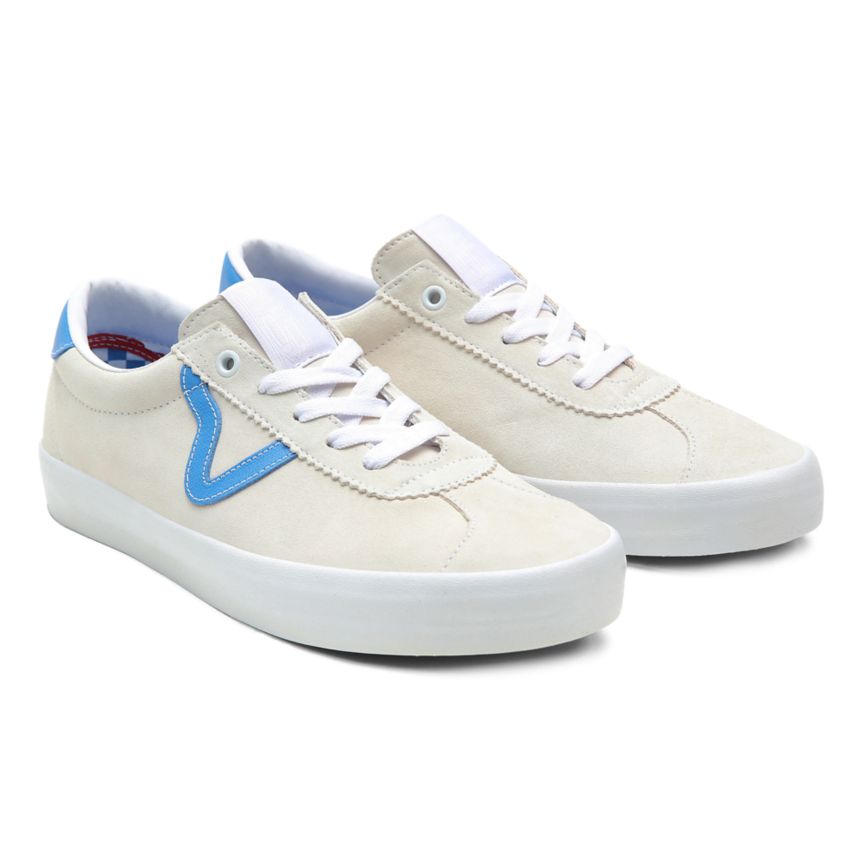 White Vans Skate Sport Shoes | VN584C0ES02
