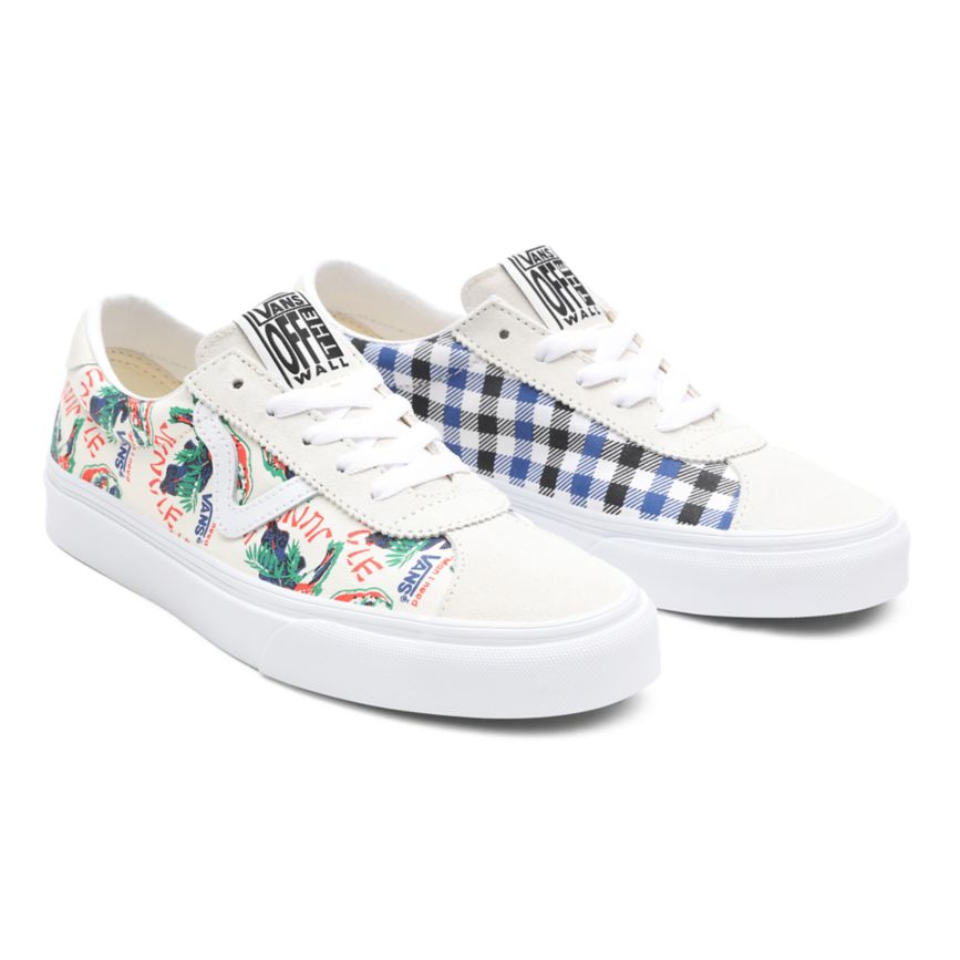 White Vans Spring Daze Sport Shoes | VN430C5DZ60