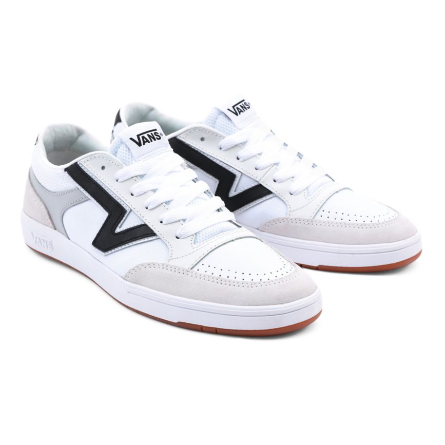 White Vans Staple Lowland ComfyCush Shoes | VN852U0JC62