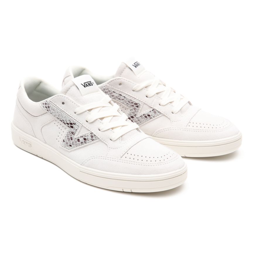 White Vans Suede Snake Lowland CC Shoes | VN571C9JB82