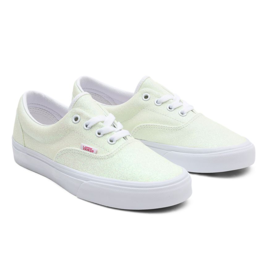 White Vans UV Glitter Era Shoes | VN519M0RN05