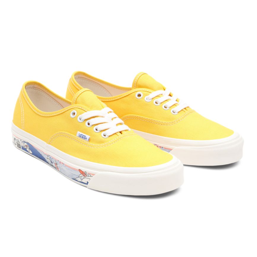 Yellow Vans Anaheim Factory Authentic 44 DX Shoes | VN361N1JQ80