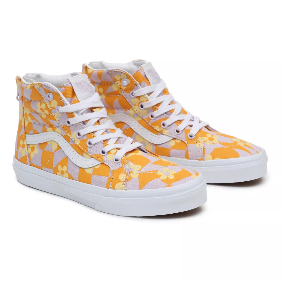 Yellow Vans Sk8-Hi Zip Shoes | VN807Z9CC68
